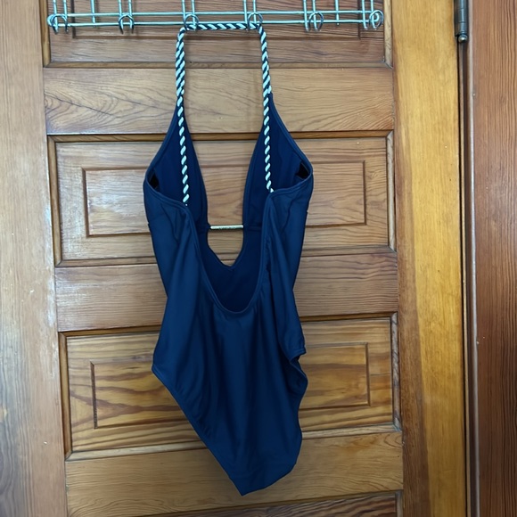 Ted Baker Nolah Navy Blue Rope Tie Swimsuit - EUC - Picture 4 of 10